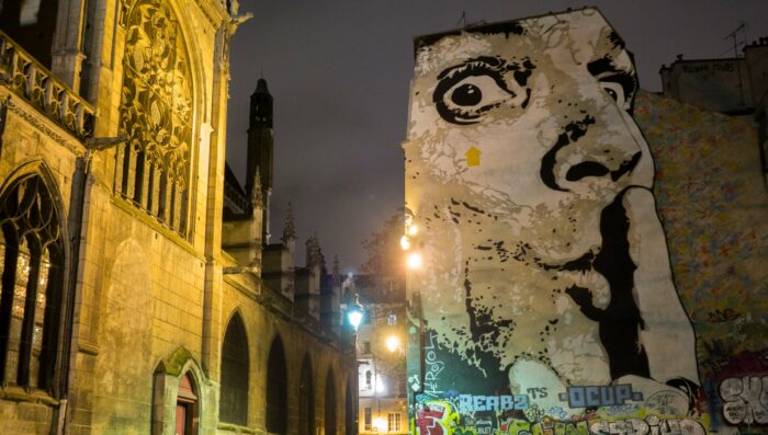 art by centre pompideu in le marais paris