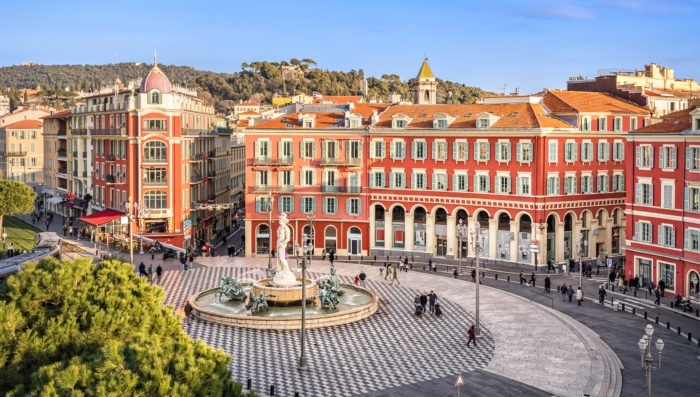 Place Massena in Nice, France