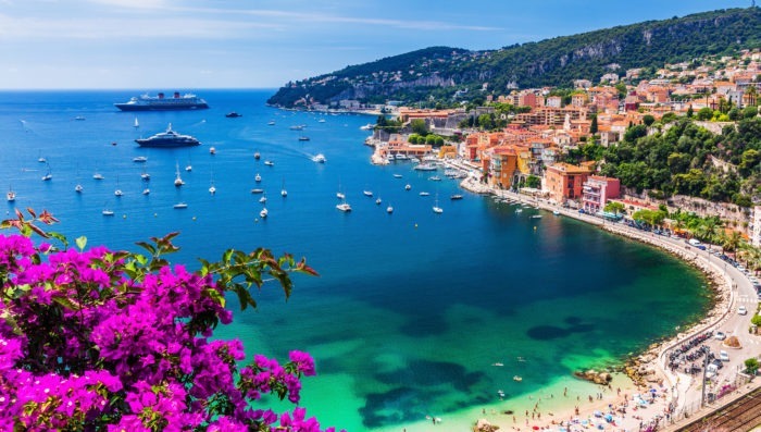 French Riviera view