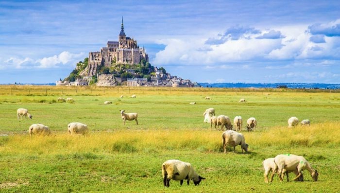 tour of normandy france mont saint michel landscape