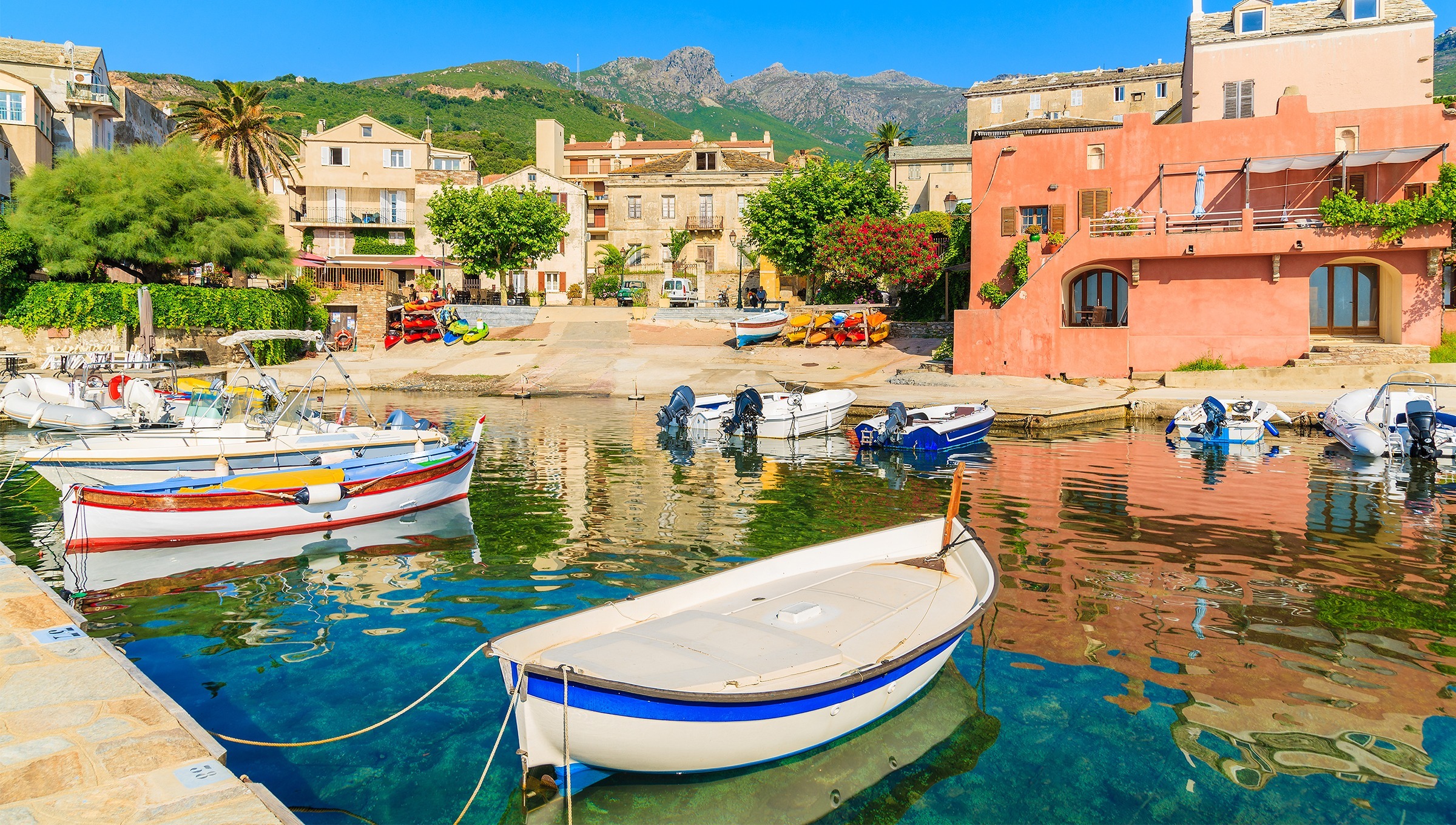 Ajacchio city in Corsica, France