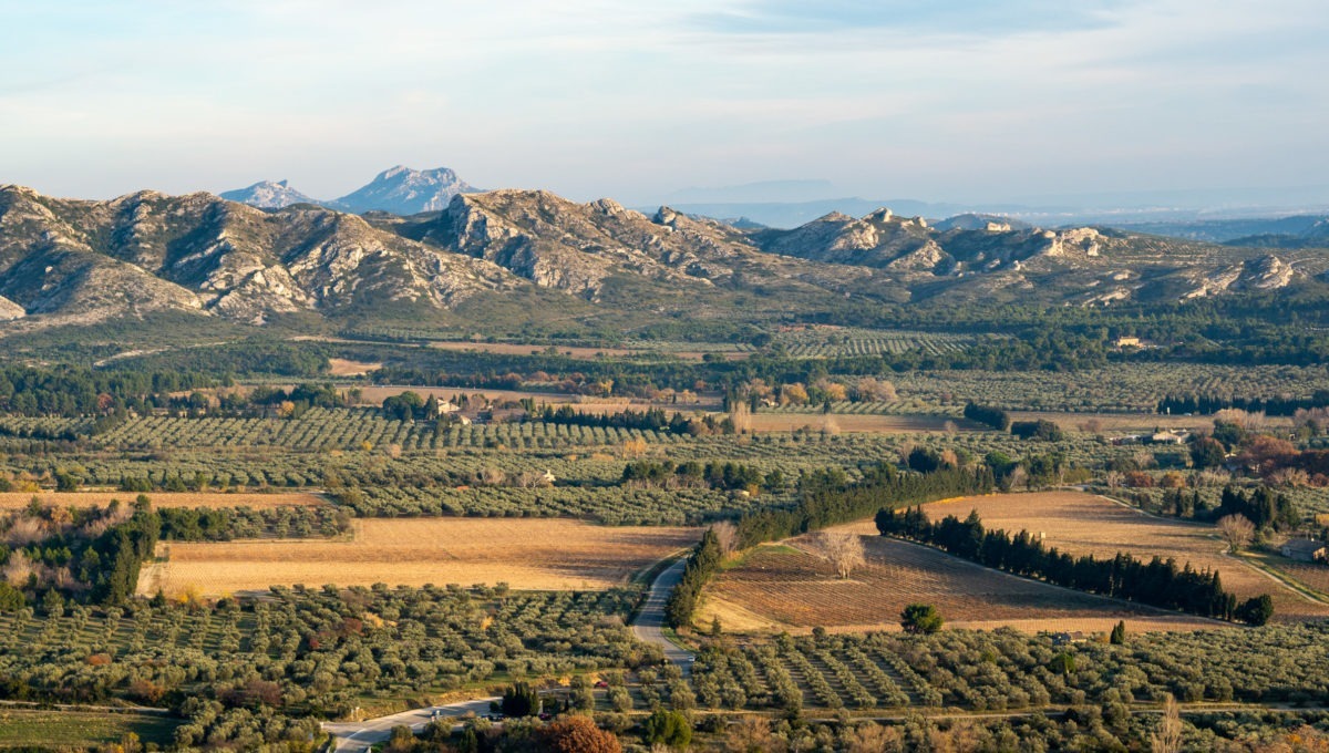 alpilles panorama from Baux-de-Provence