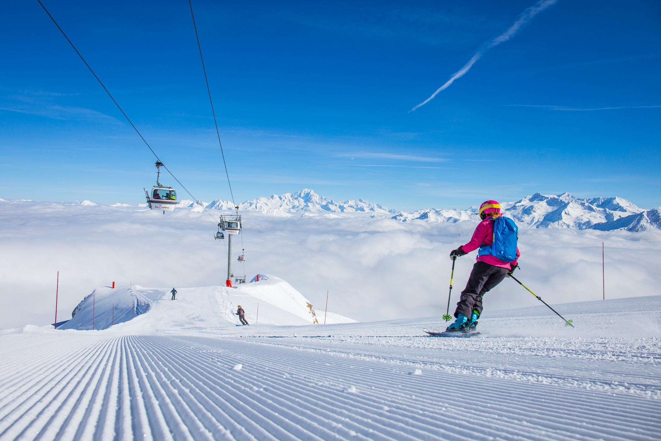 french winter ski guide courchevel slopes