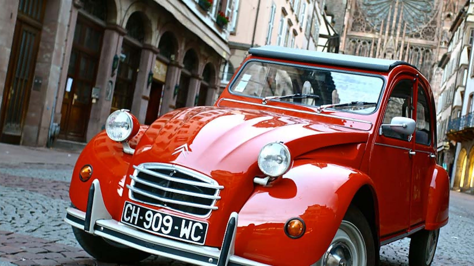 strasbourg citroen 2cv tour