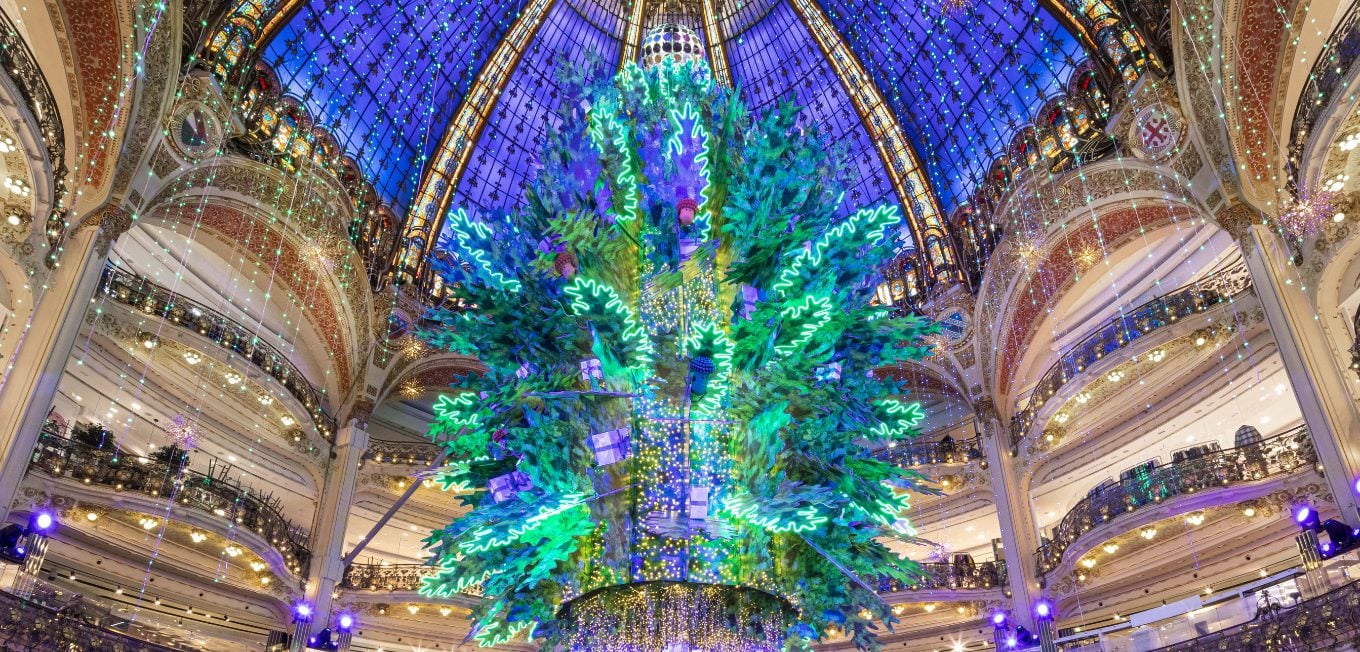 galeries lafayette christmas tree 2022