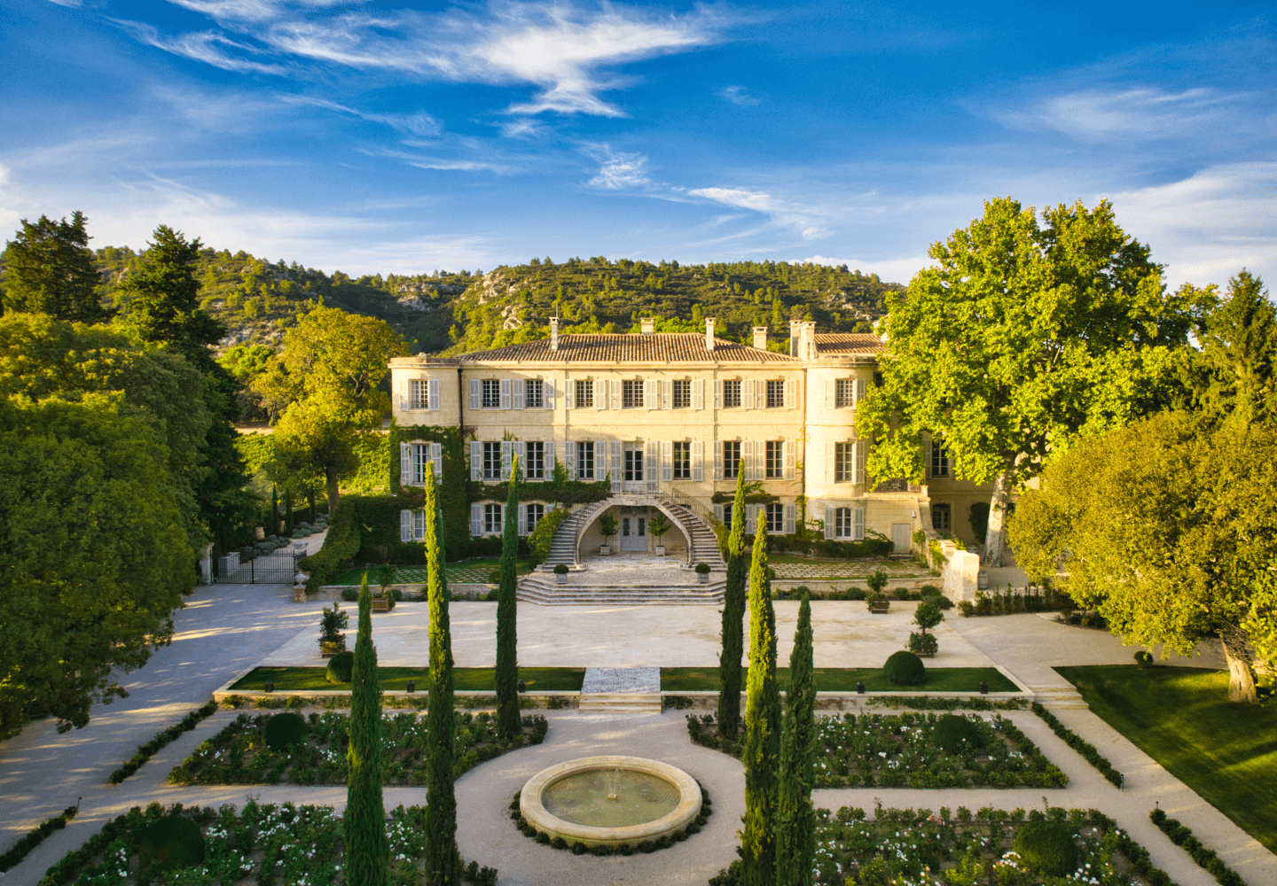 Château-hotel chateau d'Estoublon in Provence