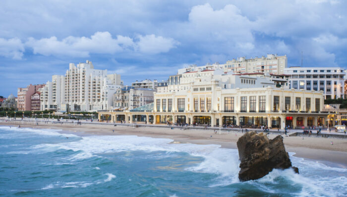 biarritz, beach, france